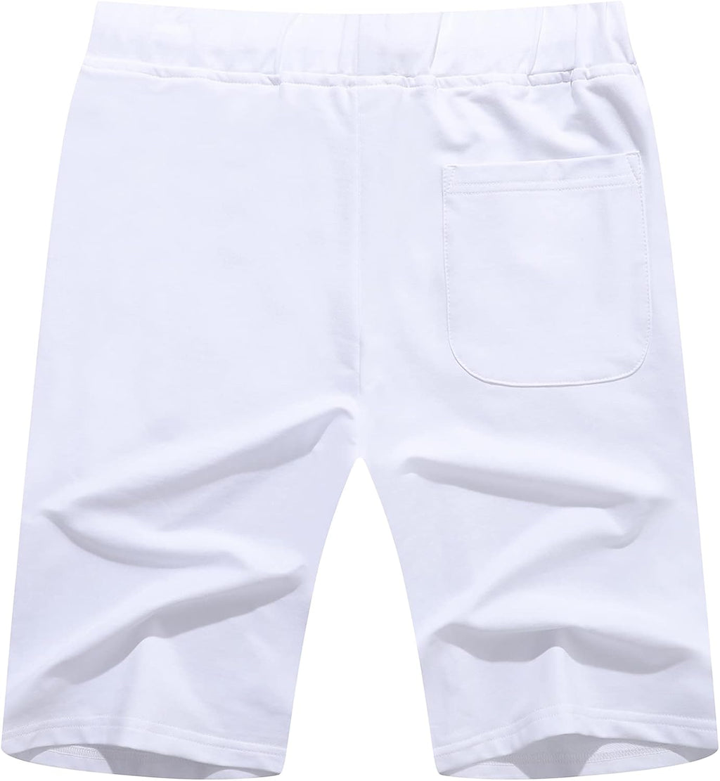 Men'S Casual Shorts Elastic Jogger Gym Active Pocket Shorts