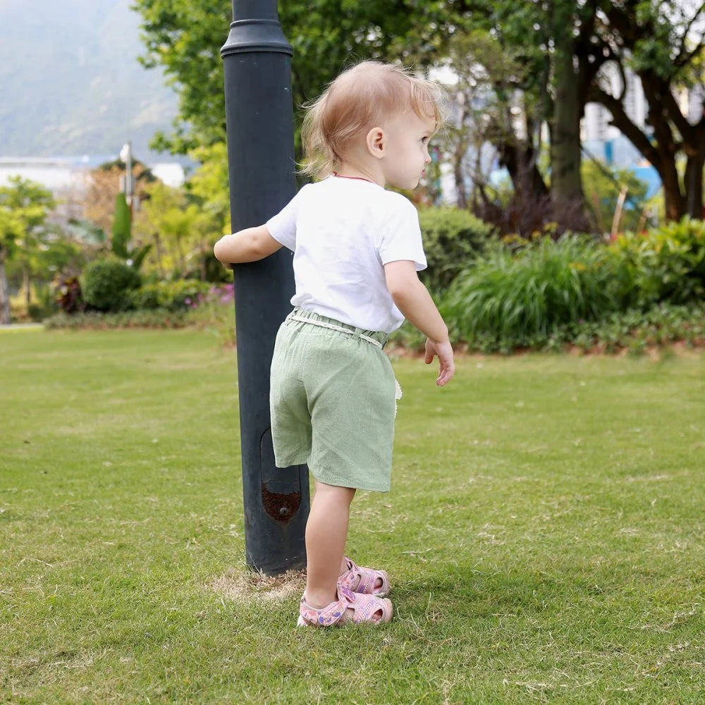 Baby Girl Summer Short Set Female Cute T-Shirt Shorts 2Pcs Clothes Outfits