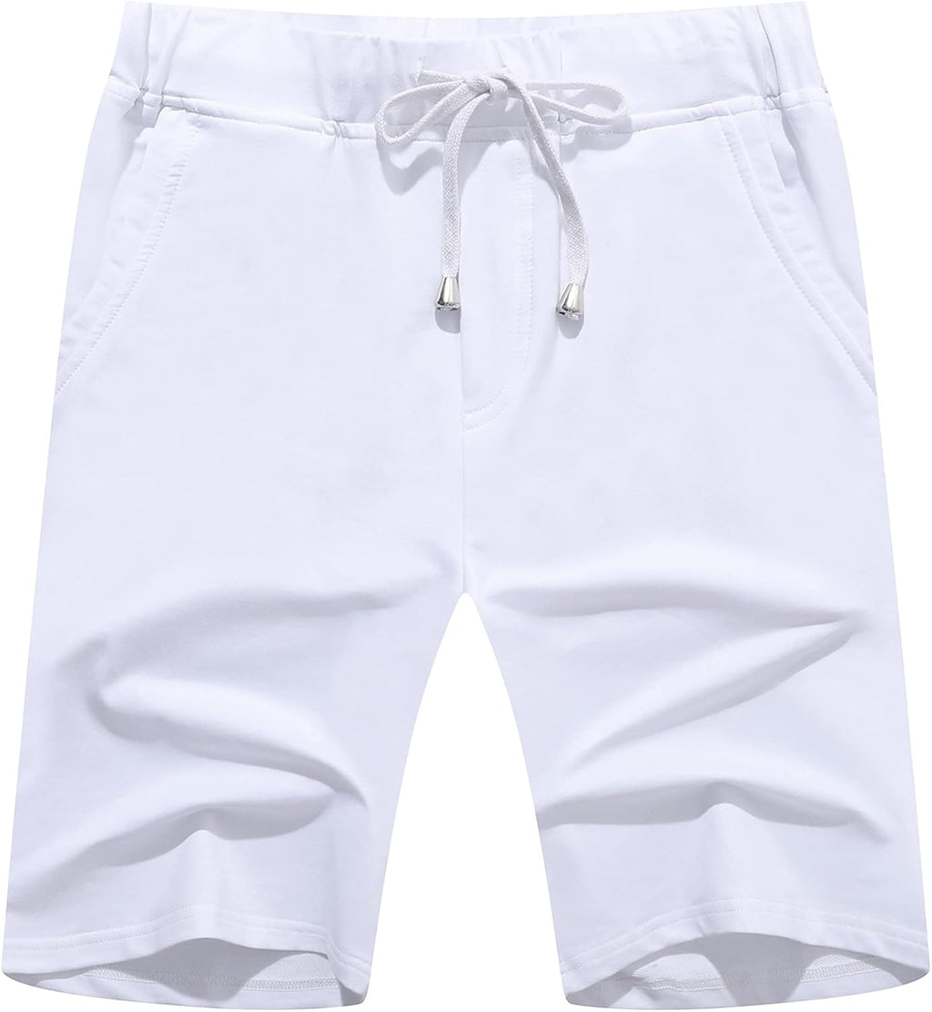 Men'S Casual Shorts Elastic Jogger Gym Active Pocket Shorts