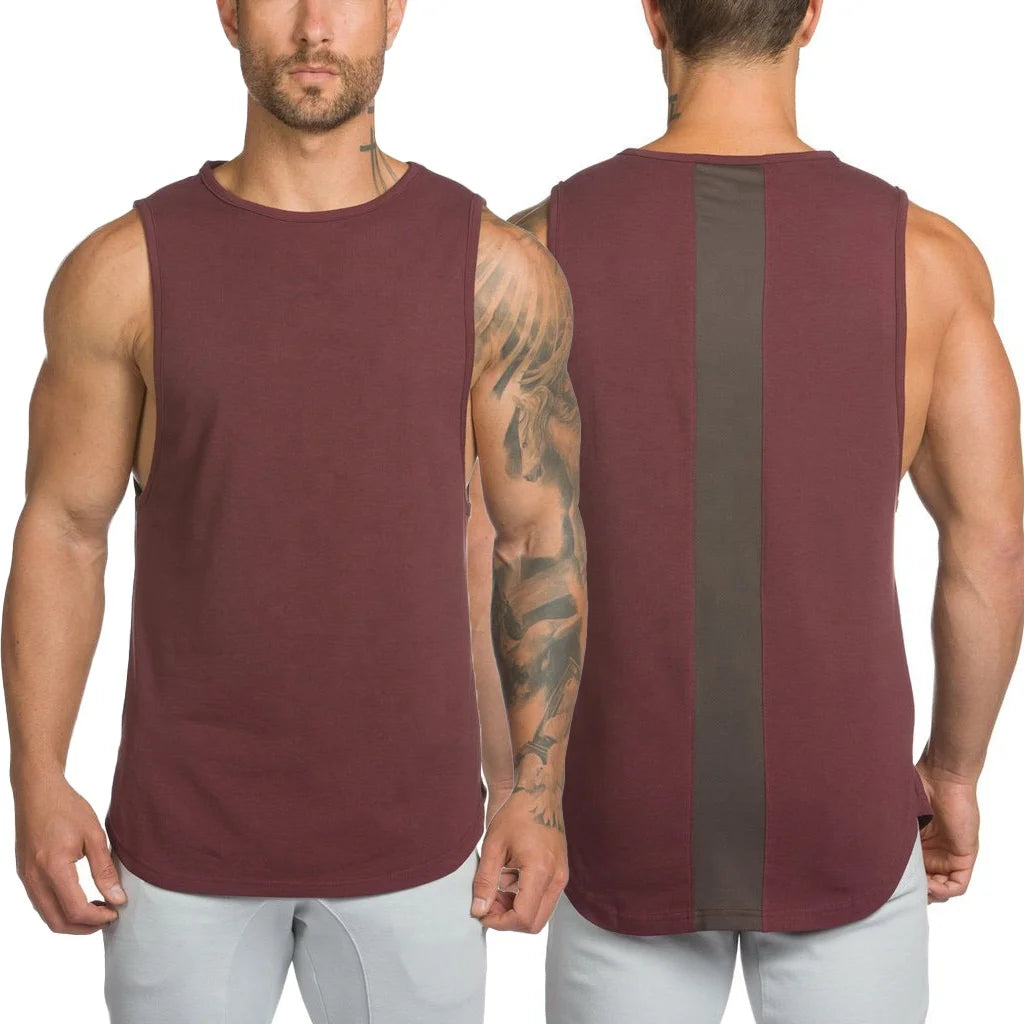 Men Workout Singlet Bodybuilding Fitness Muscle Tank Tops
