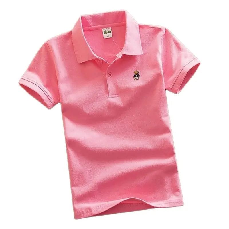 Boys T Shirt  Summer Fashion Clothes Little Girls Polo Shirts 3-8 Years Tops Toddler Sportswear