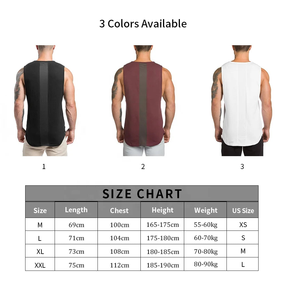Men Workout Singlet Bodybuilding Fitness Muscle Tank Tops