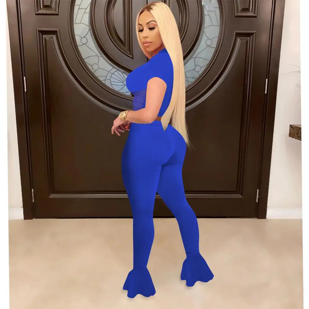 2 piece set women two piece set summer clothes crop top pants two pieces sets women outfits sexy