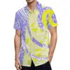 New Arrival Polynesian Tribal Design Men Print Shirt Custom Hawaiian Casual Beach Shirts