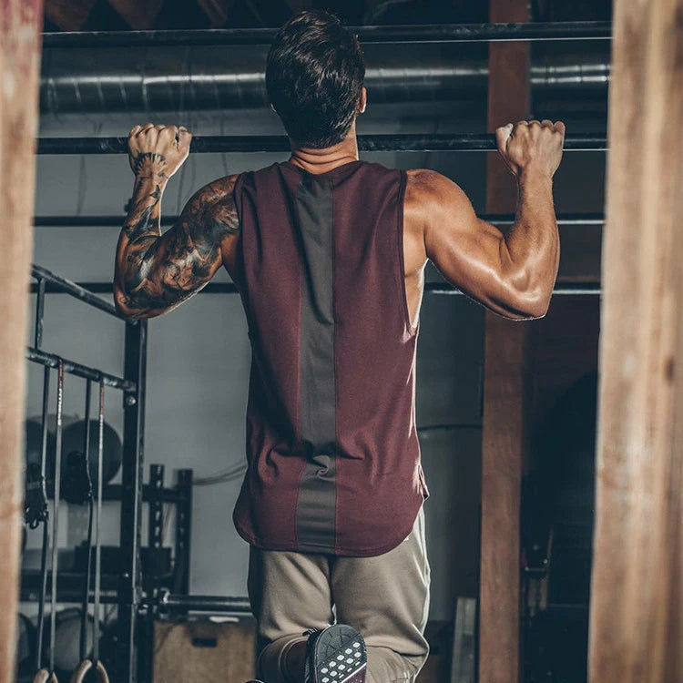 Men Workout Singlet Bodybuilding Fitness Muscle Tank Tops
