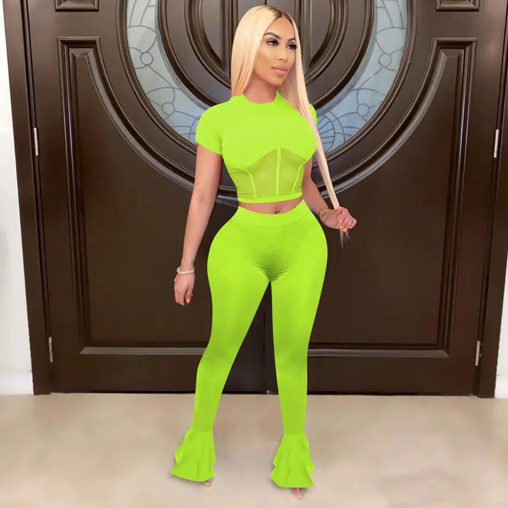 2 piece set women two piece set summer clothes crop top pants two pieces sets women outfits sexy