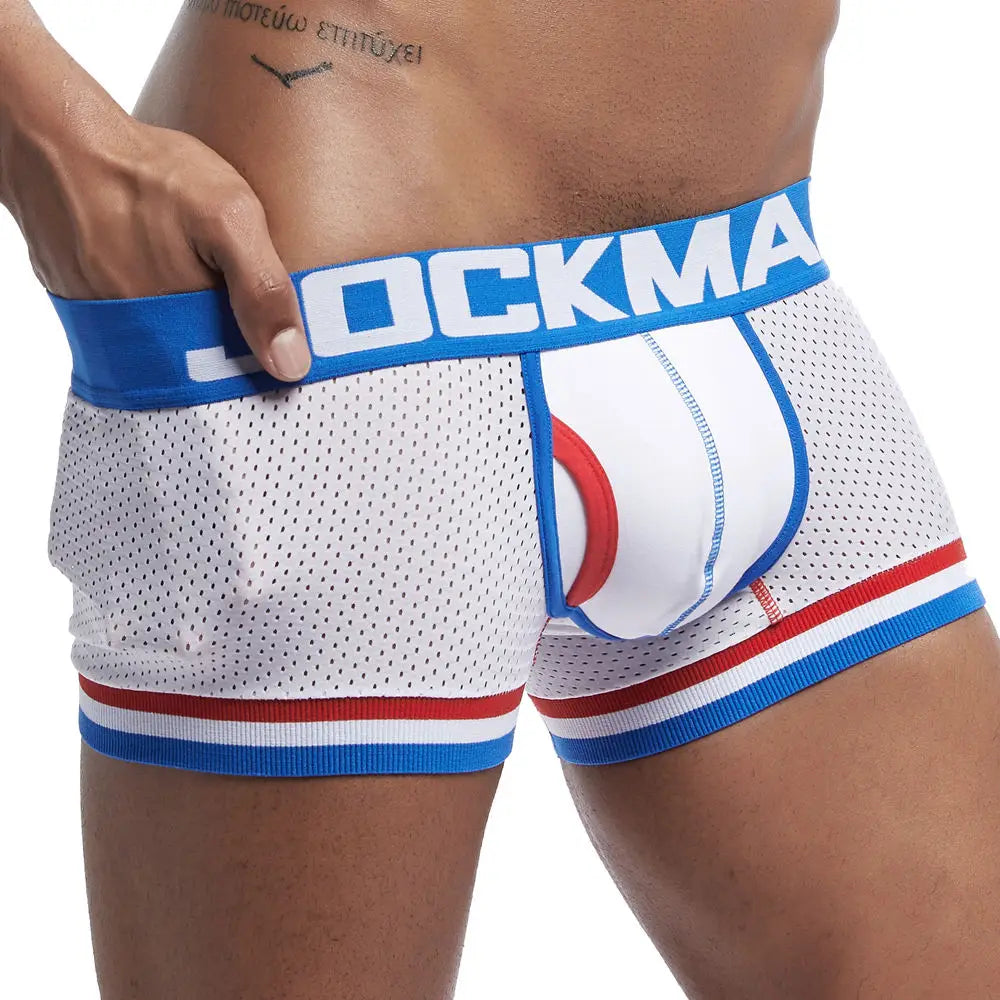 For Classic Fashion Men's Breathable Knitted Low-Rise Boxer