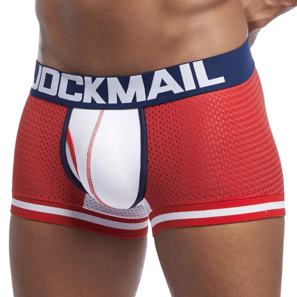 For Classic Fashion Men's Breathable Knitted Low-Rise Boxer