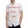 New Arrival Polynesian Tribal Design Men Print Shirt Custom Hawaiian Casual Beach Shirts