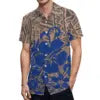 New Arrival Polynesian Tribal Design Men Print Shirt Custom Hawaiian Casual Beach Shirts