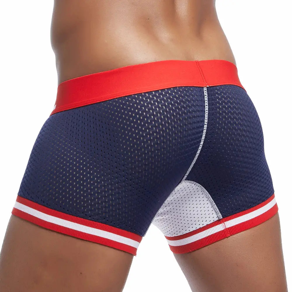 For Classic Fashion Men's Breathable Knitted Low-Rise Boxer