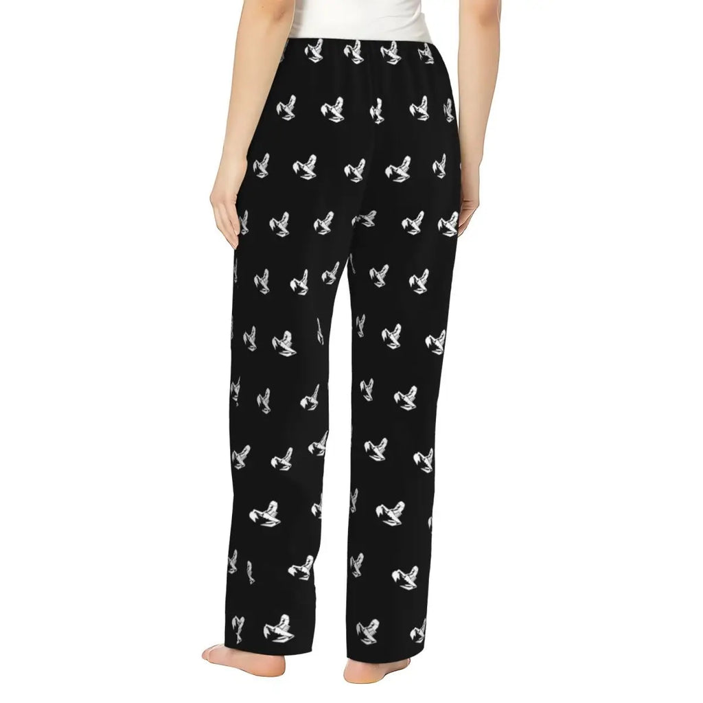Custom Abarth Bucket Women Pajama Pants Lounge Sleep Sleepwear Bottoms with Pockets
