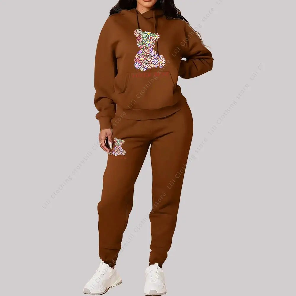 Women's Sets Hoodies Pants Outfits