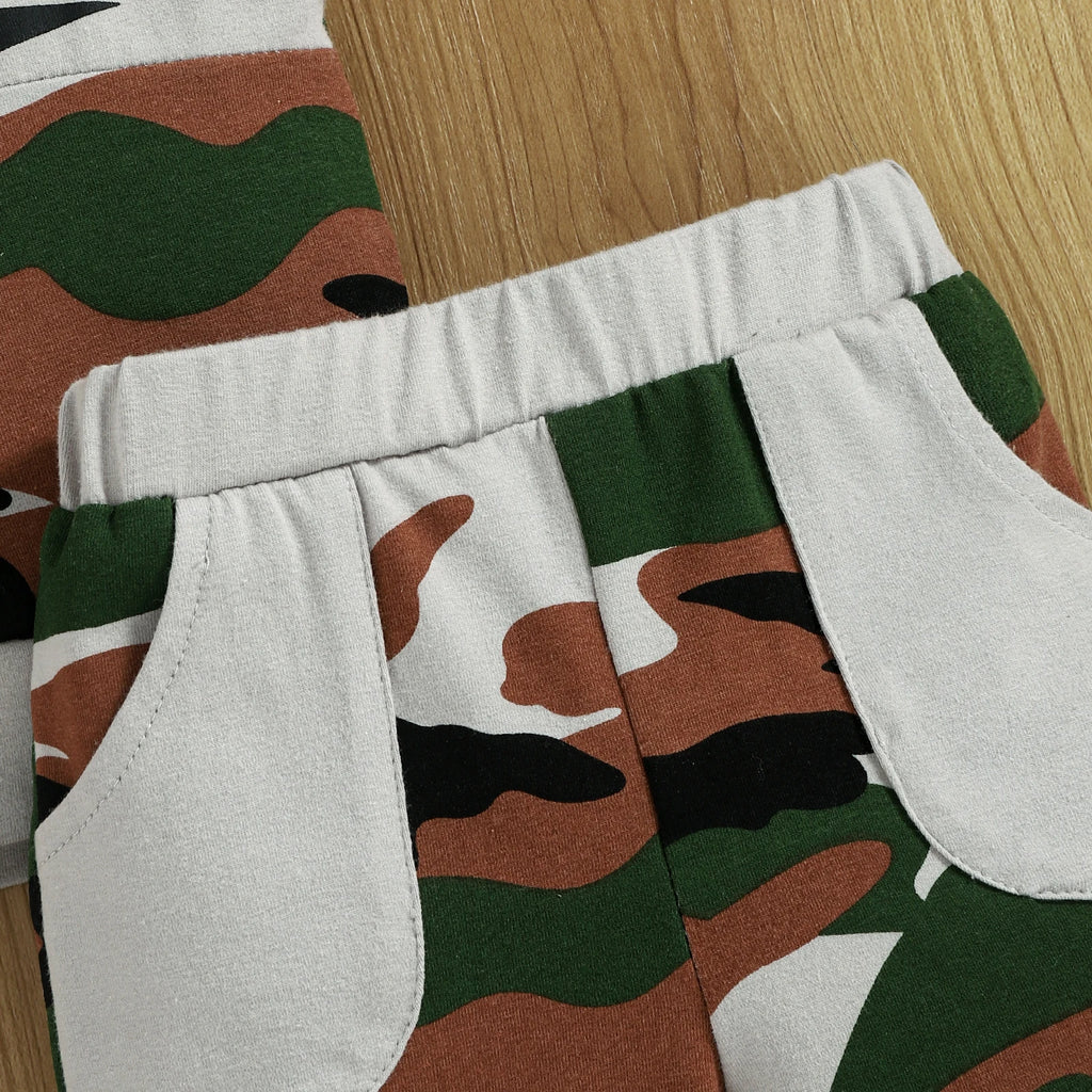 Boys Camouflage Two-Piece Set "DADDY'S BOY"