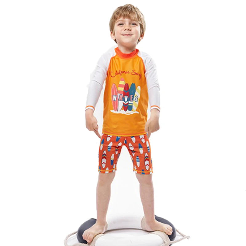 Boys Swim Wear Two Pieces Set