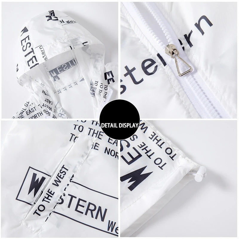 New Outdoor Sports Jacket, Daily Casual Fashion Letter Printed Jacket