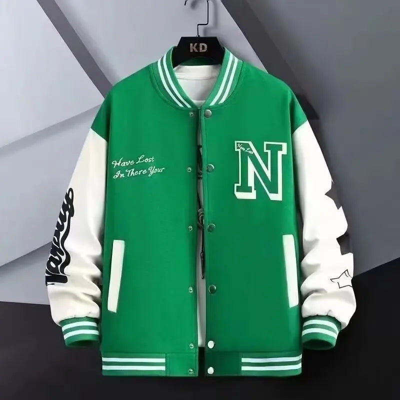 Men's Spring Jacket American Style Baseball Jacket Men's Thin Jacket