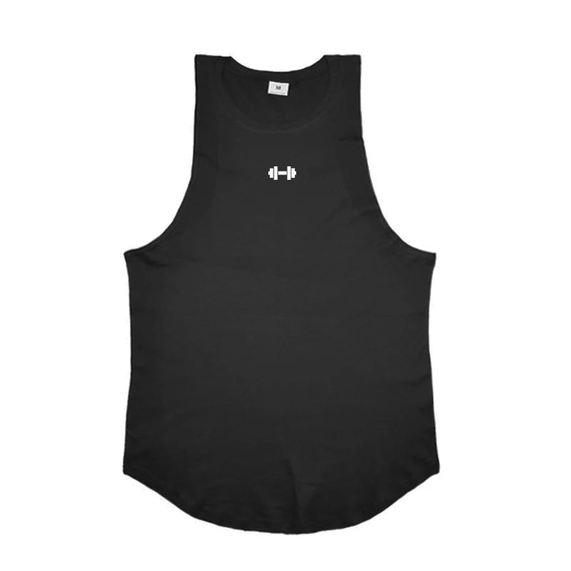 Gym Bodybuilding Fitness Muscle Clothing Summer Cotton Breathable