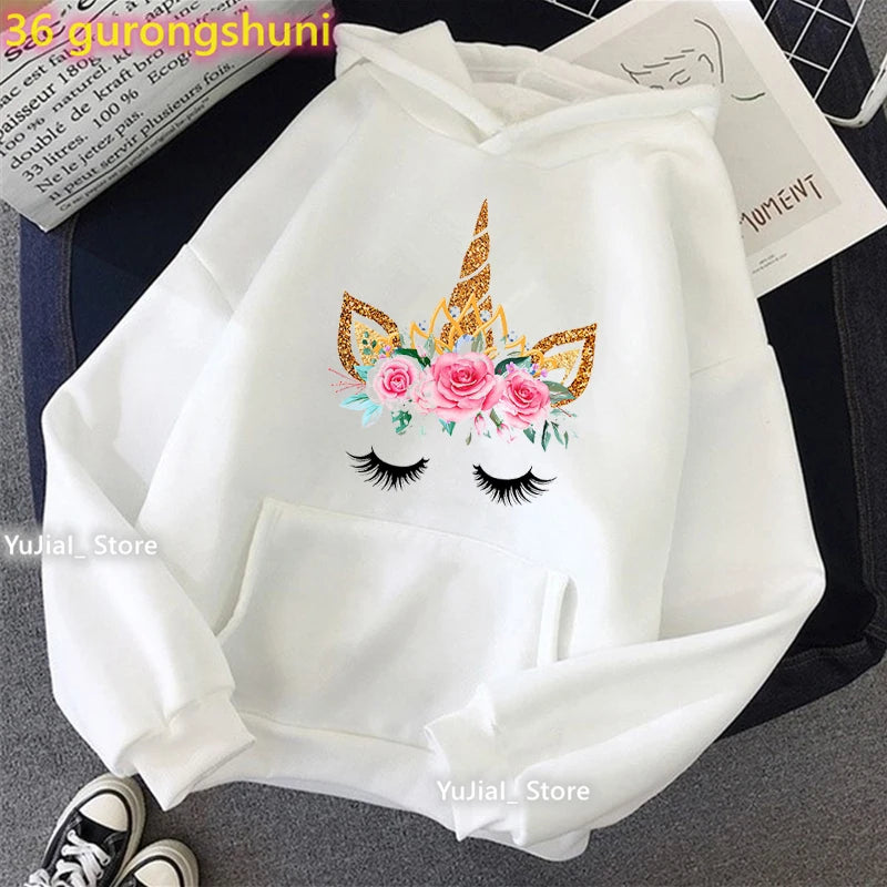 Women Glitter Pink Flowers Sweatshirt Girls Long-Sleeved Winter/Spring/Autumn Clothes