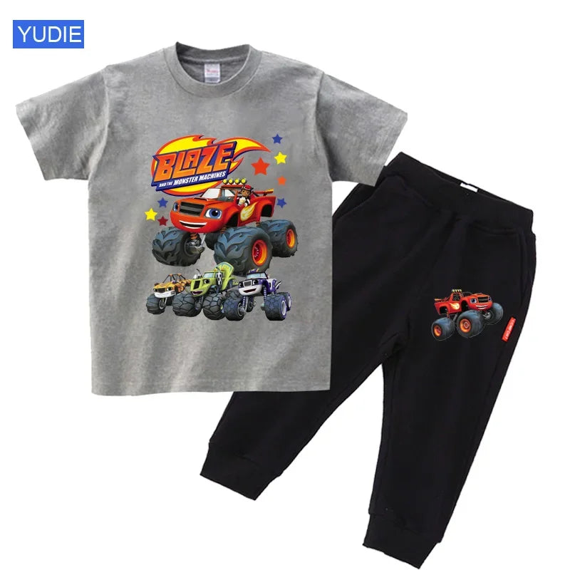 Cartoon Kids T-Shirts Baby Boys Cool Summer T Shirt Children Boy Girl Clothes