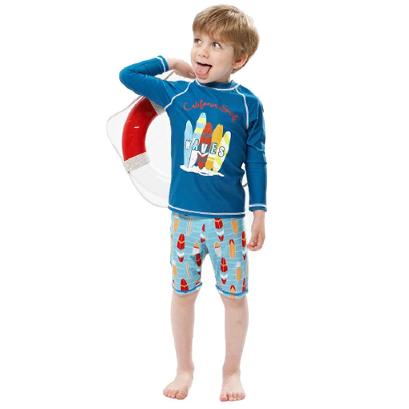 Boys Swim Wear Two Pieces Set