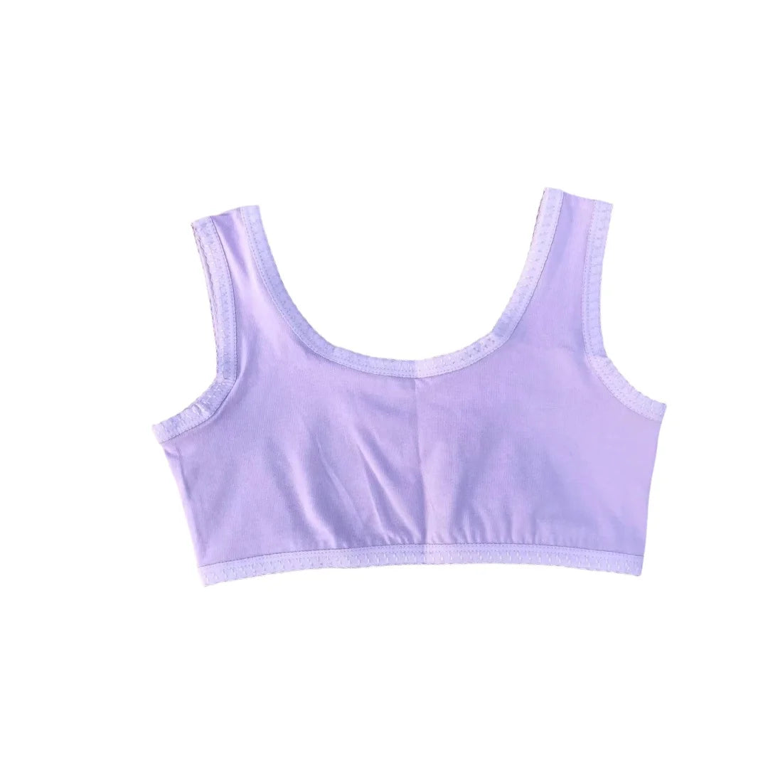 Teen Girl Training Bra Top Breathable Cotton