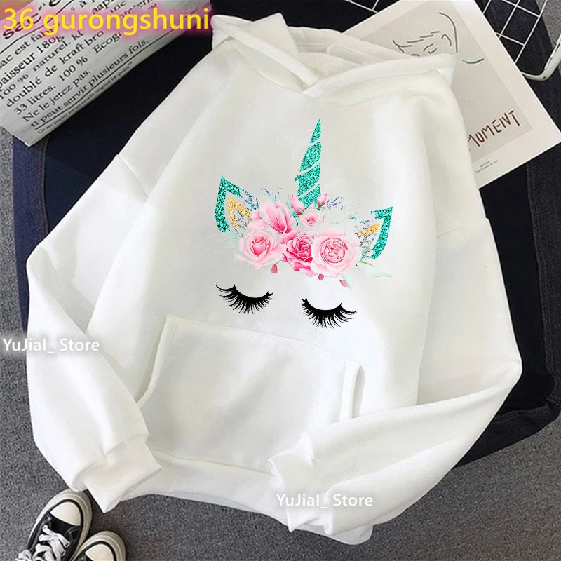 Women Glitter Pink Flowers Sweatshirt Girls Long-Sleeved Winter/Spring/Autumn Clothes