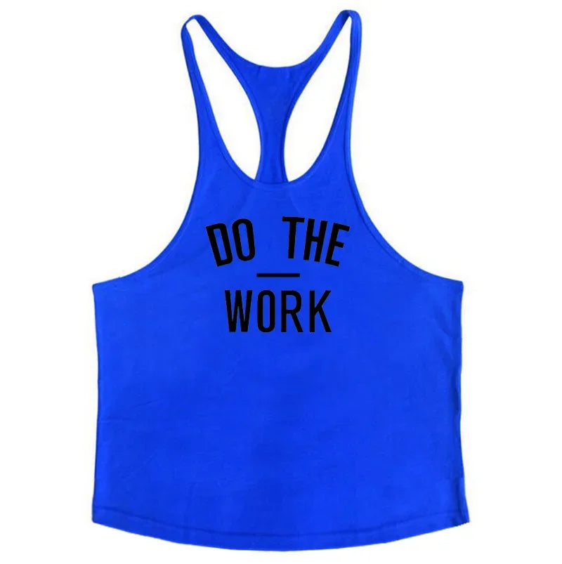Muscleguys Brand clothing Bodybuilding hoodie Shirt Fitness Men Tank Top Muscle Vest Stringer Undershirt DO THE WORT TankTop