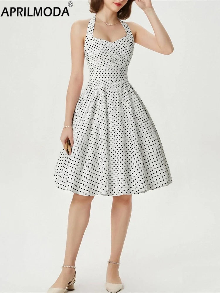 50s Vintage Rockanilly Pinup Party Short Evening Dress