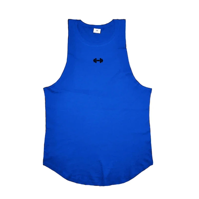 Gym Bodybuilding Fitness Muscle Clothing Summer Cotton Breathable