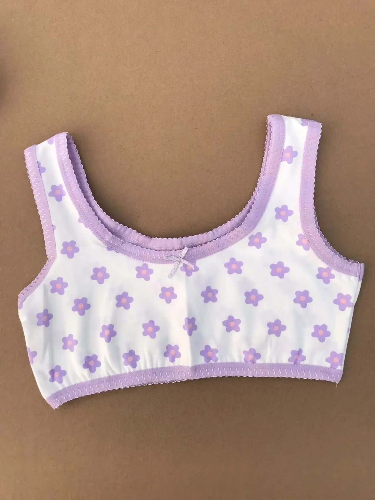 Teen Girl Training Bra Top Breathable Cotton
