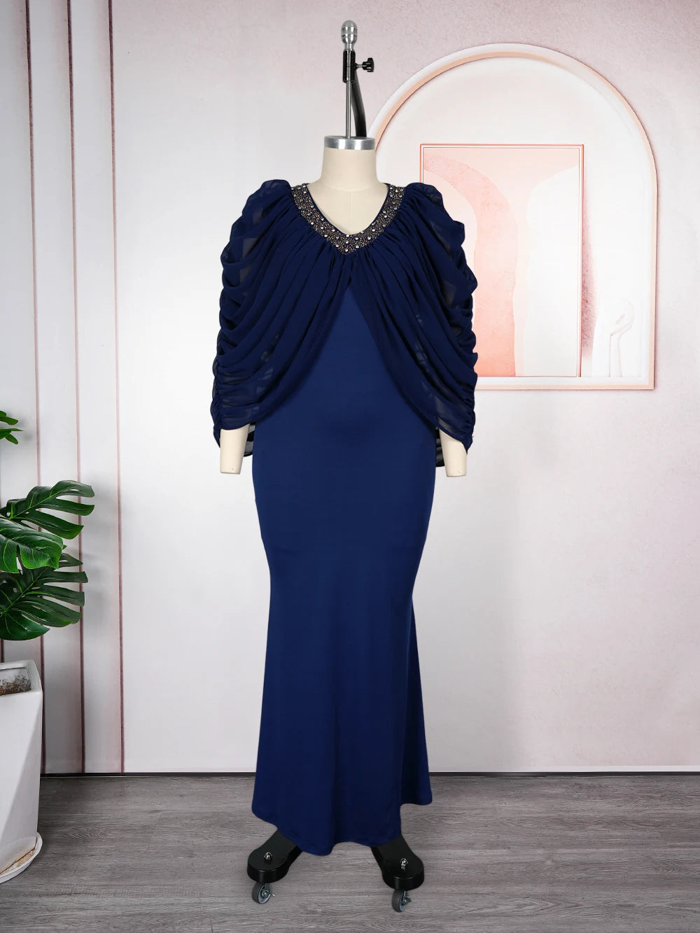 Elegant African Dresses for Women Plus Size Outfits Evening Party