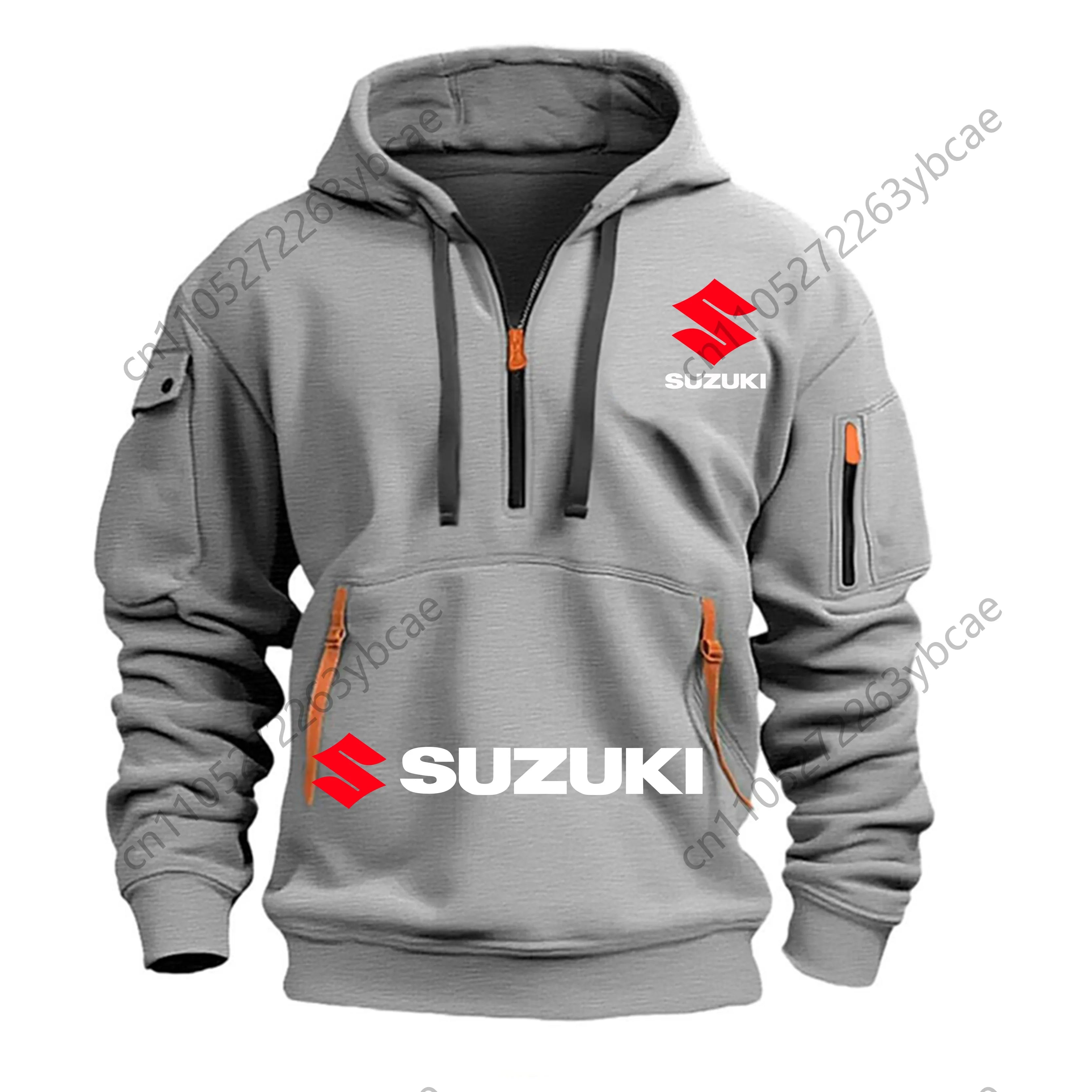 Suzuki's new men's hooded sweatshirt