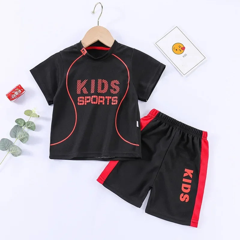 Boys Girls Sports Basketball Clothes Jersey Suit Summer Children Football
