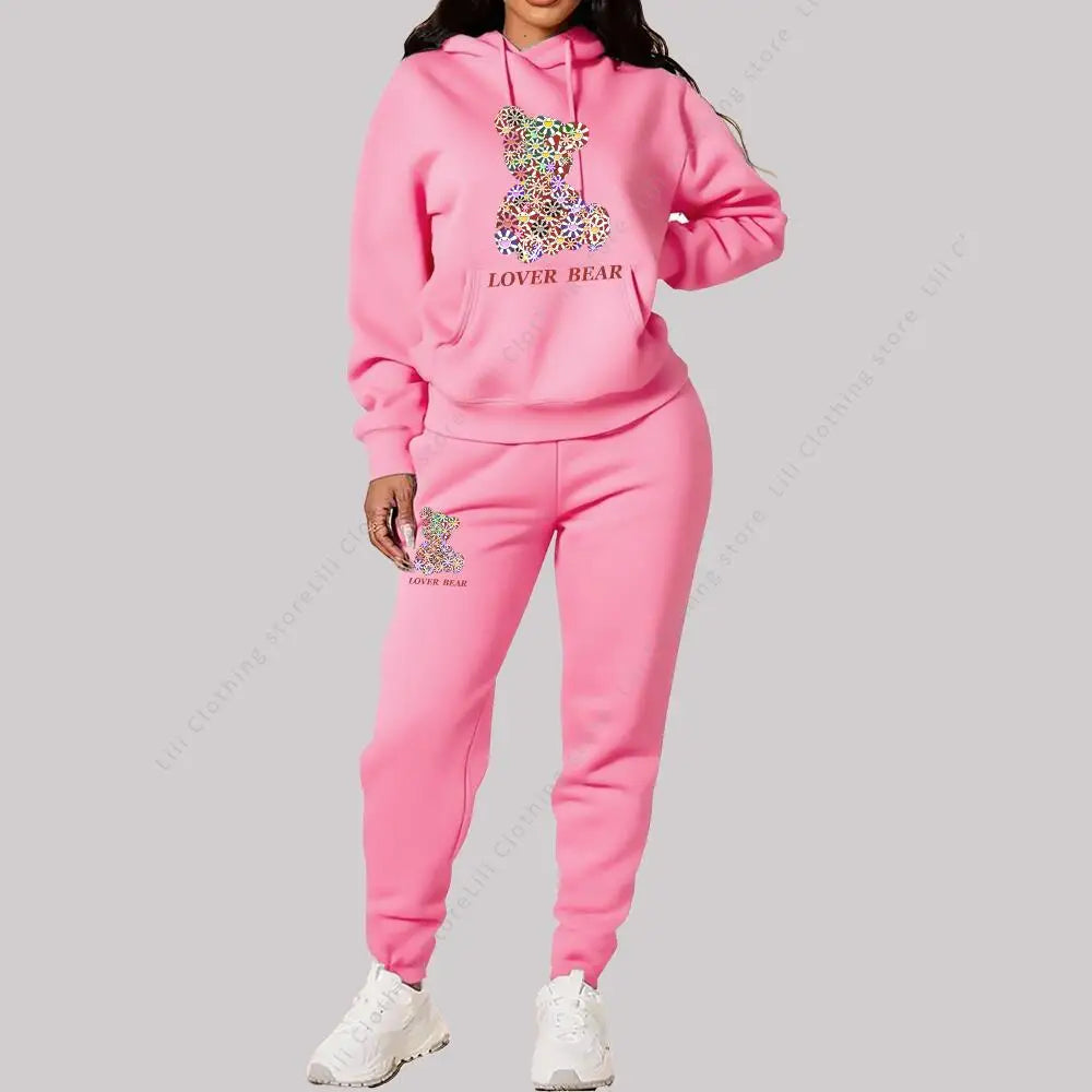 Women's Sets Hoodies Pants Outfits