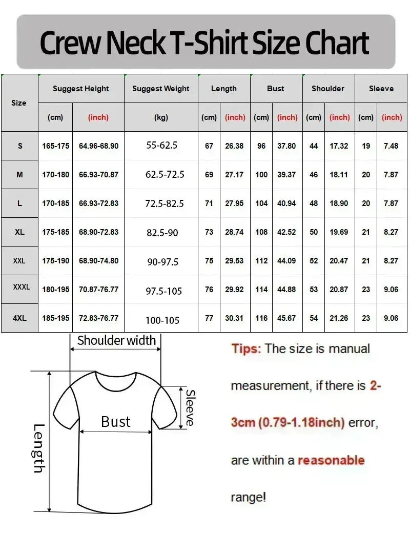 Summer Fashion Brand  Men's Clothes Business Casual Short-sleeved T-shirt Loose
