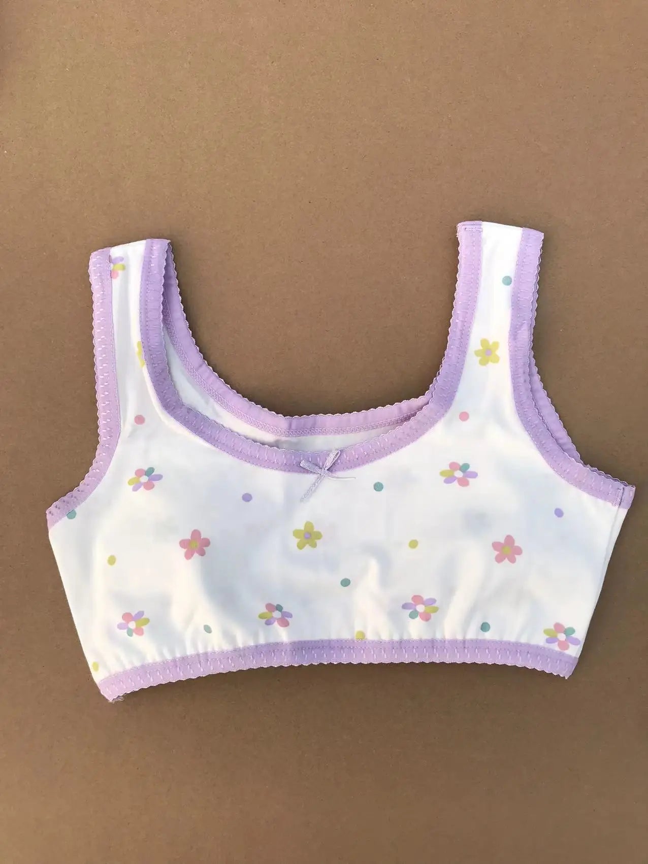Teen Girl Training Bra Top Breathable Cotton