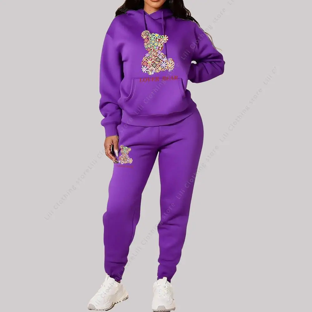 Women's Sets Hoodies Pants Outfits