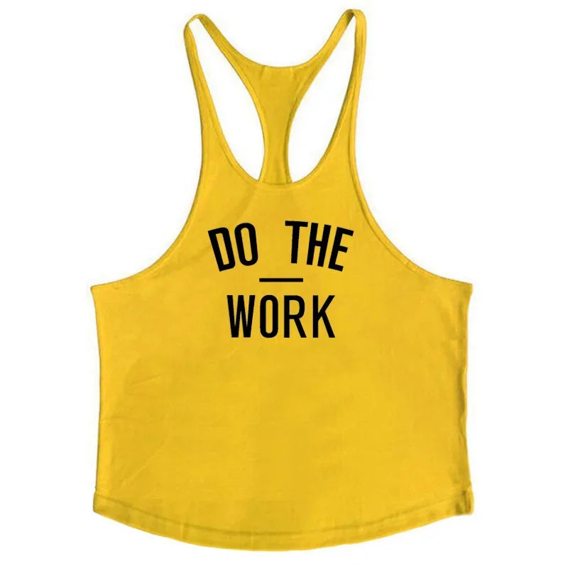 Muscleguys Brand clothing Bodybuilding hoodie Shirt Fitness Men Tank Top Muscle Vest Stringer Undershirt DO THE WORT TankTop