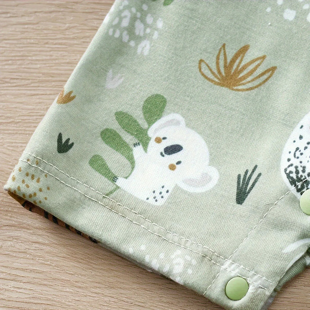 IURNXB Adorable Infant Zoo Animal Print