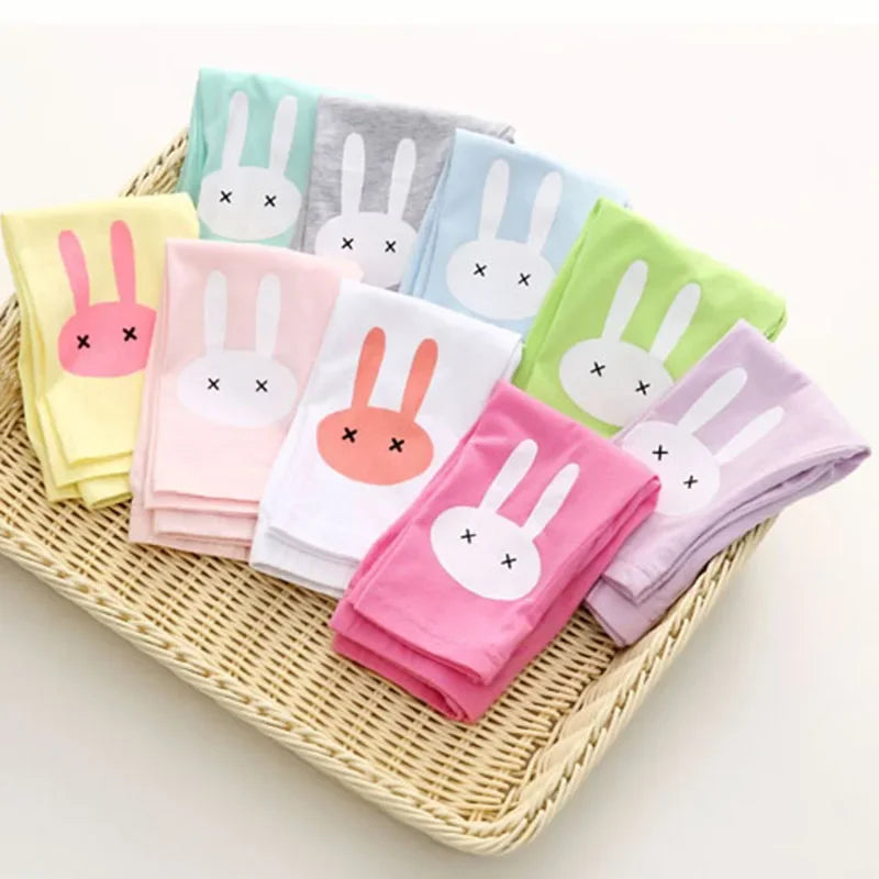 Girls Summer Leggings Rabbit Kids Knee