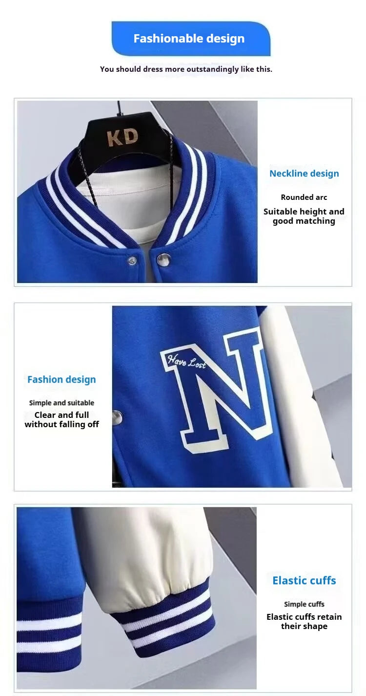 Men's Spring Jacket American Style Baseball Jacket Men's Thin Jacket