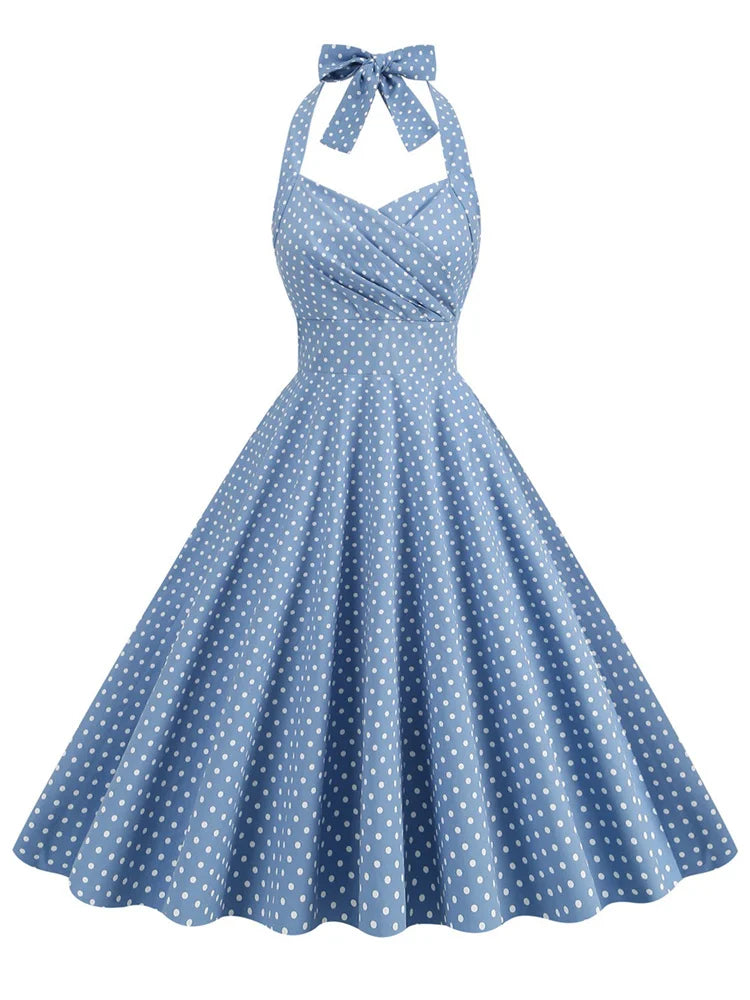 50s Vintage Rockanilly Pinup Party Short Evening Dress