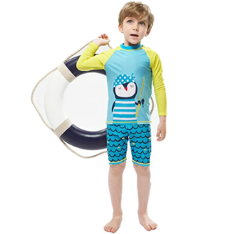 Boys Swim Wear Two Pieces Set