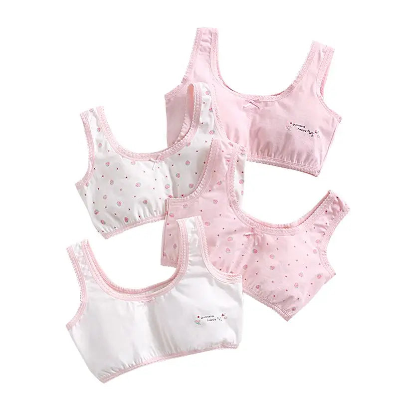 Teen Girl Training Bra Top Breathable Cotton