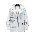 New Men's Lightweight Hooded Jacket Anti-UV Breathable Coats Letter Print