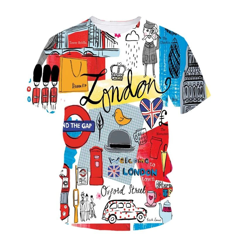 T Shirt Summer Men Fashion Short Sleeve Oversized Harajuku