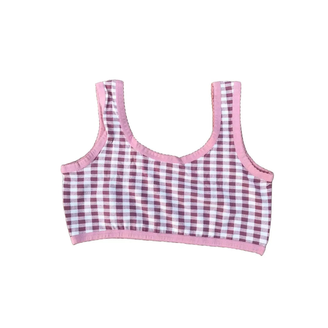 Teen Girl Training Bra Top Breathable Cotton