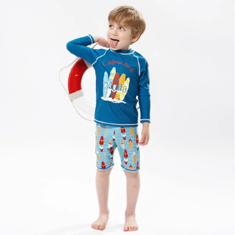 Boys Swim Wear Two Pieces Set