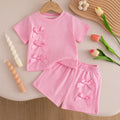 Baby Girl Set Summer Solid-Color